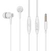 CELEBRAT earphones με μικρόφωνο G25, 3.5mm, 1.2m, λευκά | Αξεσουάρ κινητών | elabstore.gr