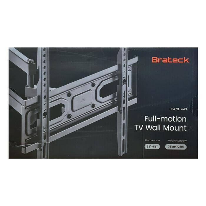 BRATECK επιτοίχια βάση LPA78-443 για τηλεόραση 32-55", full motion, 35kg | eLabstore.gr BRATECK επιτοίχια βάση LPA78-443 για τηλεόραση 32-55", full motion, 35kg - Image 6