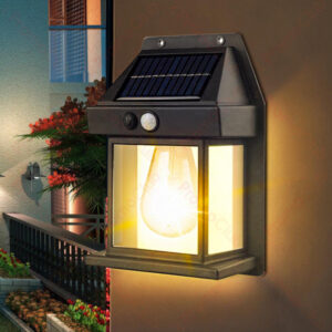 LED ηλιακό φωτιστικό τοίχου LXBK888, αισθητήρας φωτός & κίνησης, 1800mAh | Φωτισμός | elabstore.gr
