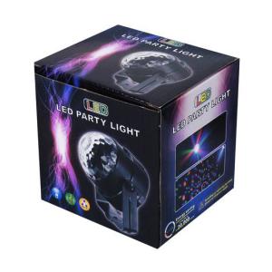 LED φωτορυθμικό φωτιστικό LXM250 με χειριστήριο, RGB, 3W, μαύρο | Φωτισμός | elabstore.gr