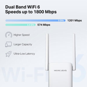 MERCUSYS range extender ME70X, Wi-Fi 6, 1800Mbps AX1800, Ver. 1.0 | Δικτυακά | elabstore.gr
