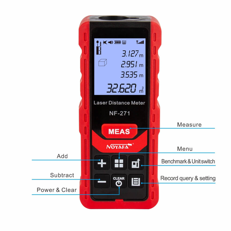 NOYAFA laser μετρητής απόστασης NF-271, m/ft/in, 70m | eLabstore.gr NOYAFA laser μετρητής απόστασης NF-271, m/ft/in, 70m | Εργαλεία | elabstore.gr