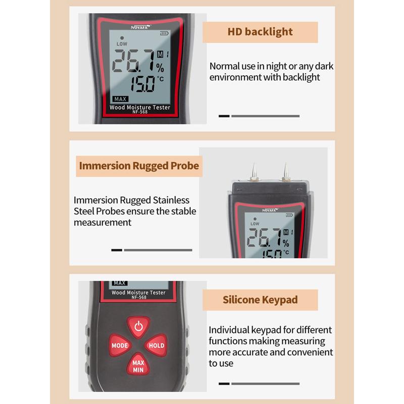 NOYAFA ψηφιακός μετρητής υγρασίας ξύλου NF-568 | eLabstore.gr NOYAFA ψηφιακός μετρητής υγρασίας ξύλου NF-568 | Εργαλεία | elabstore.gr