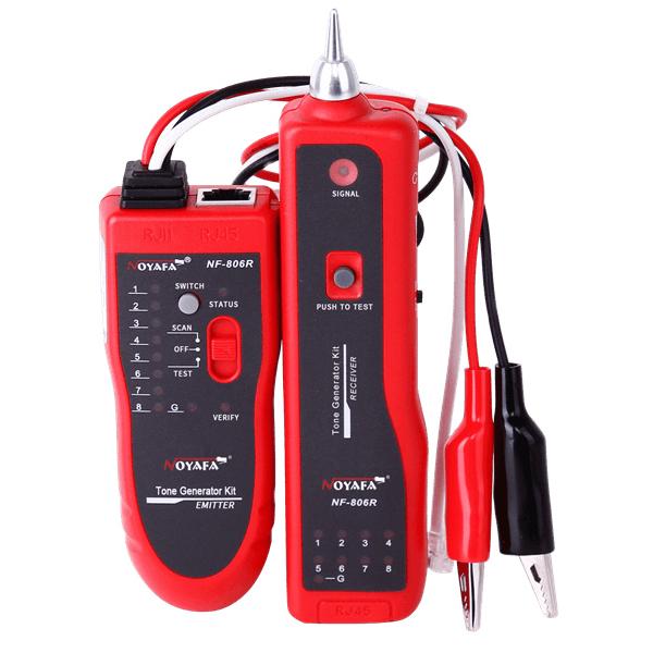 NOYAFA tester καλωδίων δικτύου NF-806 για RJ45 & RJ11 | eLabstore.gr NOYAFA tester καλωδίων δικτύου NF-806 για RJ45 & RJ11 | Εργαλεία | elabstore.gr