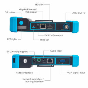 NOYAFA CCTV & IP tester NF-IPC715, 8MP CVI/TVI/AHD | Εργαλεία | elabstore.gr