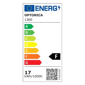 OPTONICA LED λάμπα A60 1360, 17W, 6000K, E27, 1710lm | Φωτισμός | elabstore.gr