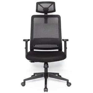 POWERTECH καρέκλα γραφείου PT-1140 με μπράτσα, ρυθμιζόμενη, μαύρη | Αναλώσιμα - Είδη Γραφείου | elabstore.gr