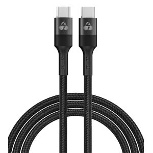POWERTECH καλώδιο USB-C PTR-0131, PD 60W, copper, 60cm, μαύρο | Καλώδια - Αντάπτορες | elabstore.gr