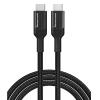 POWERTECH καλώδιο USB-C PTR-0135, PD 60W, 10Gbps, copper, 1m, μαύρο | Καλώδια - Αντάπτορες | elabstore.gr