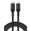 POWERTECH καλώδιο USB-C PTR-0140, PD 240W 5A, copper, 1m, μαύρο | Καλώδια - Αντάπτορες | elabstore.gr