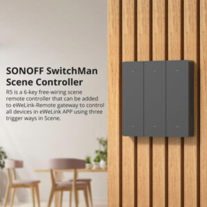 SONOFF smart διακόπτης R5W με 6x πλήκτρα, Wi-Fi, λευκός | Εργαλεία | elabstore.gr