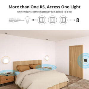 SONOFF smart διακόπτης R5W με 6x πλήκτρα, Wi-Fi, λευκός | eLabstore.gr