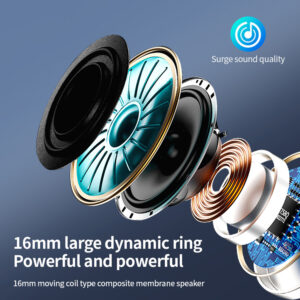CELEBRAT earphones SE3, Bluetooth 5.0, 180mAh, Φ16mm, μαύρα | Αξεσουάρ κινητών | elabstore.gr
