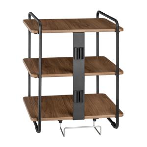 BRATECK ραφιέρα δαπέδου SFR-04, 454x400x496mm, έως 90kg, καφέ-μαύρο | Αναλώσιμα - Είδη Γραφείου | elabstore.gr