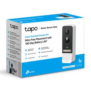 TP-LINK smart κουδούνι με κάμερα Tapo D230S1, Wi-Fi 2K, 6700mAh, Ver 1.0 | Εργαλεία | elabstore.gr