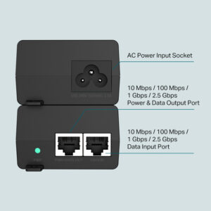TP-LINK 2.5G PoE+ Injector TL-POE260S, IEEE 802.3af/at, Ver. 1.0 | Δικτυακά | elabstore.gr