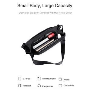 ARCTIC HUNTER τσάντα Crossbody Y00561 με θήκη tablet, 4L, μαύρη | Προσωπική Φροντίδα | elabstore.gr
