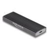 DELOCK θήκη για M.2 NVMe PCIe/SATA SSD 42019, tool free, 10Gbps, μαύρη | Συνοδευτικά PC | elabstore.gr