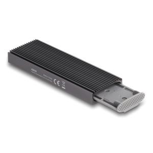 DELOCK θήκη για M.2 NVMe PCIe/SATA SSD 42019, tool free, 10Gbps, μαύρη | Συνοδευτικά PC | elabstore.gr