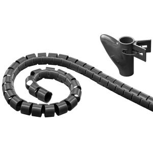 GOOBAY δεματικό καλωδίων 51924, πλαστικό, Φ 20mm, 2.5m, μαύρο | Καλώδια - Αντάπτορες | elabstore.gr