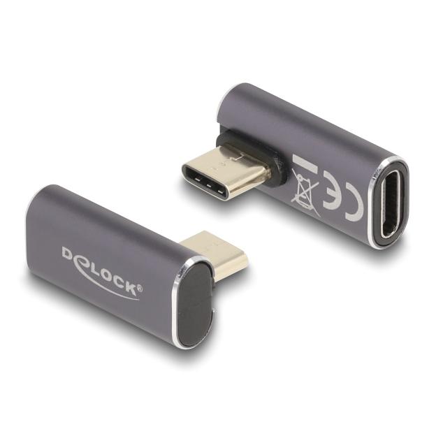 DELOCK αντάπτορας USB-C 60048, αρσενικό σε θηλυκό, 100W, 40Gbps, γκρι | eLabstore.gr DELOCK αντάπτορας USB-C 60048, αρσενικό σε θηλυκό, 100W, 40Gbps, γκρι | Καλώδια - Αντάπτορες | elabstore.gr