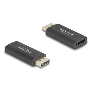 DELOCK αντάπτορας DisplayPort 1.4 σε HDMI 61055, 8K, HDR, Active, μαύρος | Καλώδια - Αντάπτορες | elabstore.gr