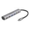 DELOCK USB-C hub 64232, 4x USB/2x USB-C θύρες, 10Gbps, γκρι | Συνοδευτικά PC | elabstore.gr