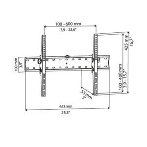 Βάση TV Bravo 32"- 82" Ρυθμιζόμενη Quadro 4 | Αξεσουάρ &Περιφερειακά TV | elabstore.gr