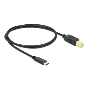 DELOCK καλώδιο USB-C σε USB Type B 83601, 1m, μαύρο | eLabstore.gr DELOCK καλώδιο USB-C σε USB Type B 83601, 1m, μαύρο | Καλώδια - Αντάπτορες | elabstore.gr