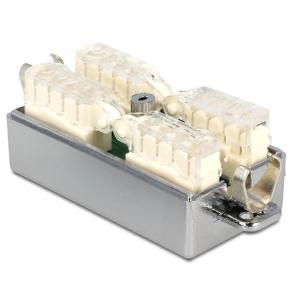 DELOCK κυτίο σύνδεσης καλωδίων δικτύου 86243, Cat 6A LSA, STP, tool-free | Εργαλεία | elabstore.gr