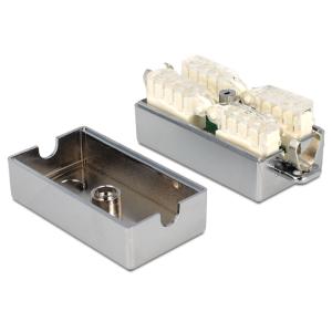 DELOCK κυτίο σύνδεσης καλωδίων δικτύου 86243, Cat 6A LSA, STP, tool-free | Εργαλεία | elabstore.gr