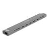 DELOCK docking station 87895, βάση laptop, 9 θυρών, 85W PD, 4K, γκρι | Συνοδευτικά PC | elabstore.gr