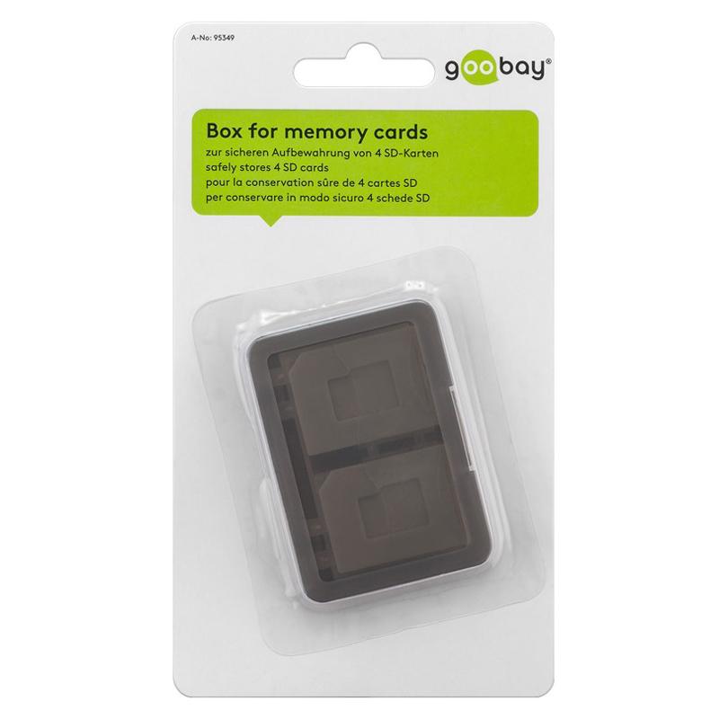 GOOBAY θήκη για κάρτες SD & micro SD 95349, 4 θέσεις, διάφανη-γκρι | eLabstore.gr GOOBAY θήκη για κάρτες SD & micro SD 95349, 4 θέσεις, διάφανη-γκρι | Συνοδευτικά PC | elabstore.gr