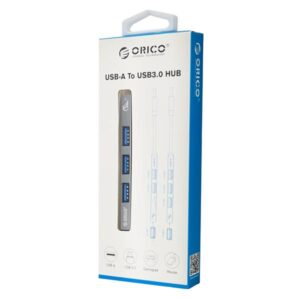 ORICO USB hub AH-A13, 4x USB ports, γκρι | Συνοδευτικά PC | elabstore.gr