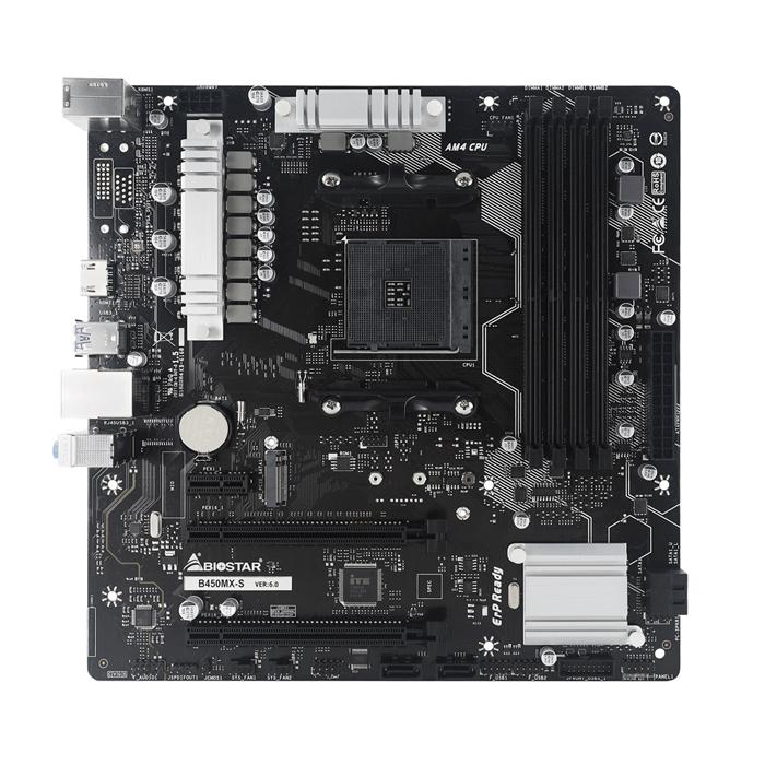 BIOSTAR μητρική B450MX-S, 4x DDR4, AM4, uATX, GbE LAN, 7.1CH, Ver. 6.0 | eLabstore.gr BIOSTAR μητρική B450MX-S, 4x DDR4, AM4, uATX, GbE LAN, 7.1CH, Ver. 6.0 | PC & Αναβάθμιση | elabstore.gr
