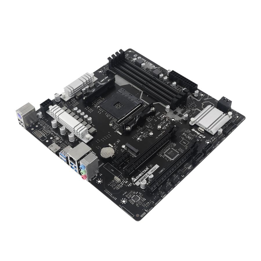 BIOSTAR μητρική B450MX-S, 4x DDR4, AM4, uATX, GbE LAN, 7.1CH, Ver. 6.0 | eLabstore.gr BIOSTAR μητρική B450MX-S, 4x DDR4, AM4, uATX, GbE LAN, 7.1CH, Ver. 6.0 | PC & Αναβάθμιση | elabstore.gr