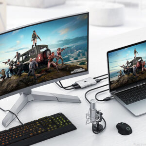 POWERTECH HDMI video capture CAB-H166, USB-C, 4K/60Hz, γκρι | Καλώδια - Αντάπτορες | elabstore.gr