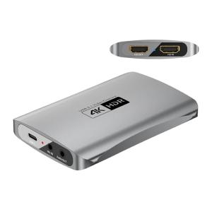 POWERTECH HDMI video capture CAB-H166, USB-C, 4K/60Hz, γκρι | Καλώδια - Αντάπτορες | elabstore.gr