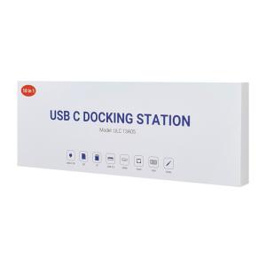 POWERTECH docking station CAB-UC080, 10 θυρών, βάση laptop, USB-C, γκρι | Συνοδευτικά PC | elabstore.gr