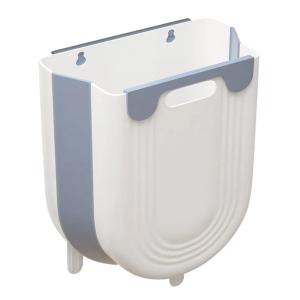 Πτυσσόμενος κάδος απορριμμάτων CLN-0051, 10L, 22.5x16.5x28.5cm, μπλε | Οικιακός εξοπλισμός | elabstore.gr