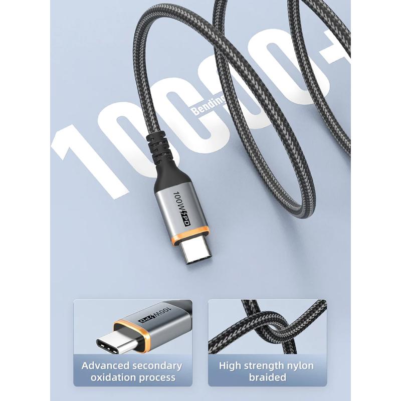 CABLETIME καλώδιο USB-C CT-CM100, 100W PD, 1m, μαύρο | eLabstore.gr CABLETIME καλώδιο USB-C CT-CM100, 100W PD, 1m, μαύρο | Καλώδια - Αντάπτορες | elabstore.gr