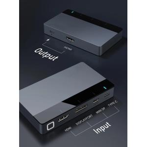 CABLETIME multi-port σε HDMI switch CT-PS41-GB1, 4 σε 1, 4K/60Hz, γκρι | Καλώδια - Αντάπτορες | elabstore.gr