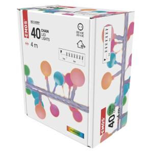 EMOS διακοσμητικά LED λαμπάκια D5AM01, 3.6W, 4m, πολύχρωμα, IP44 | Οικιακός εξοπλισμός | elabstore.gr