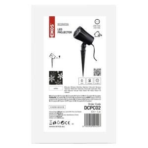 EMOS διακοσμητικό LED φωτιστικό/προβολέας DCPC02, 3.6W, IP44 | eLabstore.gr