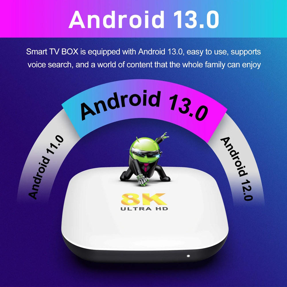 H96 TV Box Μ2, 8K, RK3528, 4/64GB, WiFi, Bluetooth, Android 13 | eLabstore.gr H96 TV Box Μ2, 8K, RK3528, 4/64GB, WiFi, Bluetooth, Android 13 | Εικόνα & Ήχος | elabstore.gr
