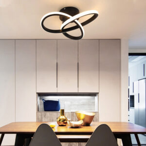 POWERTECH LED φωτιστικό οροφής HLL-0113, 18W, 4000K, 26x26x12cm, μαύρο | Φωτισμός | elabstore.gr