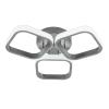 POWERTECH LED φωτιστικό οροφής HLL-0117, 24W, 4000K, Φ38x9cm, γκρι | Φωτισμός | elabstore.gr