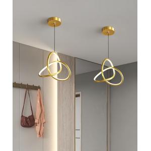 POWERTECH LED φωτιστικό οροφής HLL-0122, 15W, 4000K, Φ22cm x 1m, χρυσό | Φωτισμός | elabstore.gr