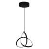 POWERTECH LED φωτιστικό οροφής HLL-0123, 15W, 4000K, Φ22cm x 1m, μαύρο | Φωτισμός | elabstore.gr
