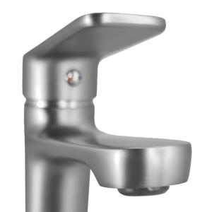 BRUNO μπαταρία νιπτήρα μπάνιου M11823-317C, αναμεικτική, ασημί | Οικιακός εξοπλισμός | elabstore.gr